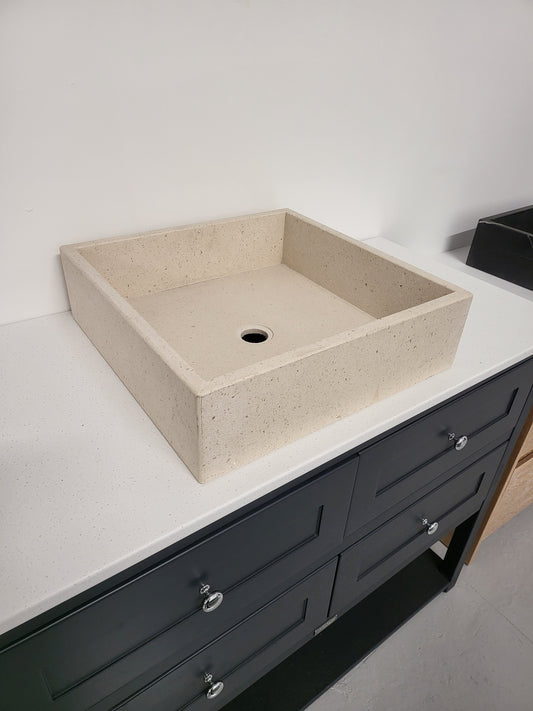 PPX Limestone Honed sit on basin