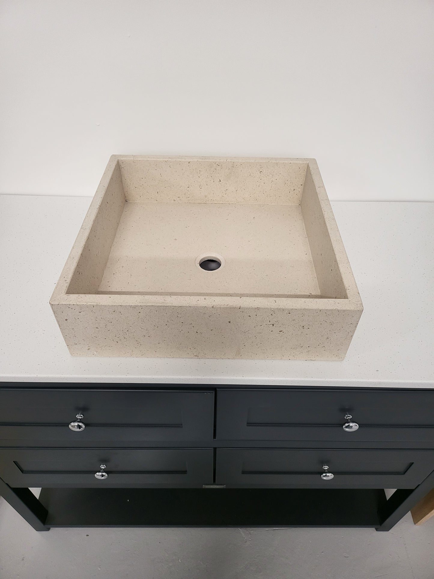 PPX Limestone Honed sit on basin