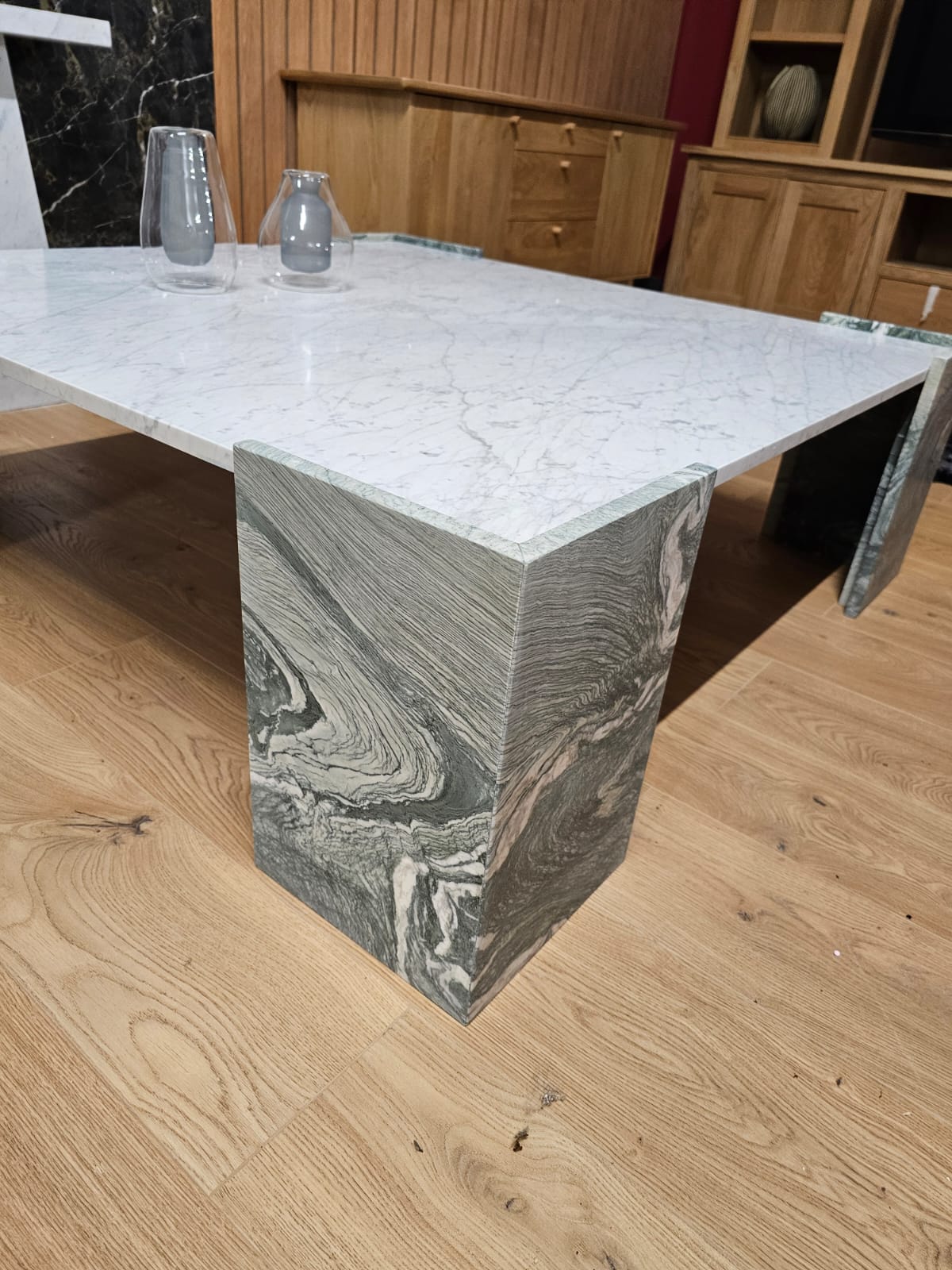 Carrara & Cipilino Marble Coffee Table